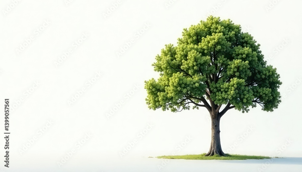 Tall isolated tree against a clean white background with subtle texture and soft light, solitude, tree, solo Tall isolated tree against a clean white background with subtle texture and soft light, solitude, tree, solo