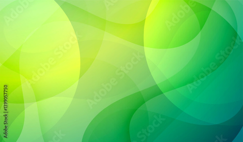 abstract green background with waves