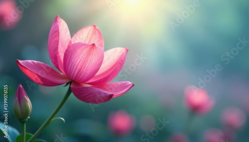 Wallpaper Mural Delicate petals unfold in the wind, movement, petals Torontodigital.ca