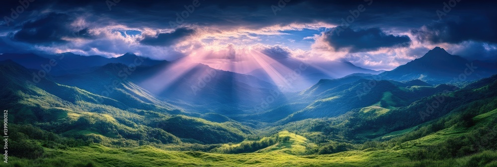 Majestic Mountain Sunrise