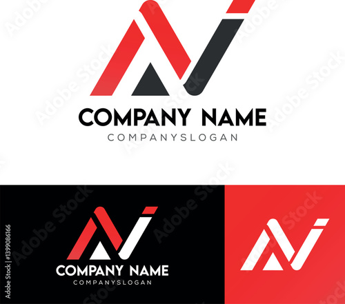 Letter AV Logo, icon vector, company name logo