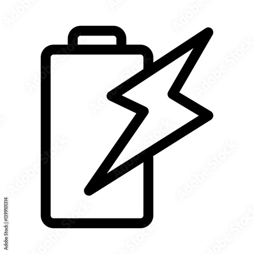 Charging battery icon