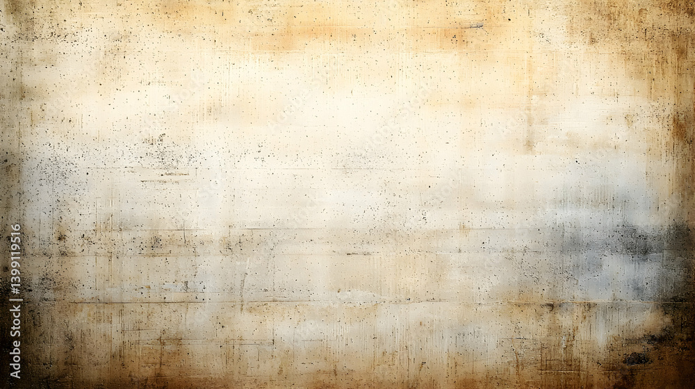 Fototapeta premium Aged Paper Texture Background With Vintage Pattern