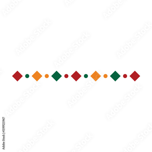 Juneteenth Freedom Day frame border. Black history month Independence Day illustration.