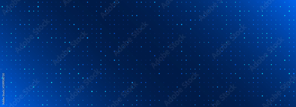 Blue glowing pixel dot pattern. Navy color mosaic pattern backdrop. Abstract neon grid wallpaper. Vector modern technology, business, science, healthcare, medicine, presentation design background Blue glowing pixel dot pattern. Navy color mosaic pattern backdrop. Abstract neon grid wallpaper. Vector modern technology, business, science, healthcare, medicine, presentation design background