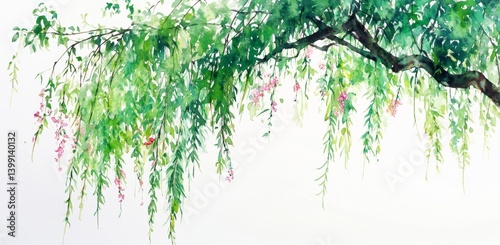 Delicate Hanging Branches