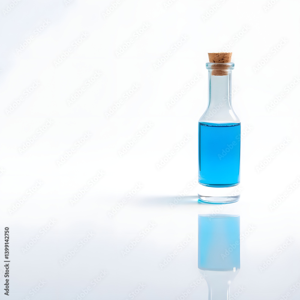 3D Blue Magic Potion Bottle for Fantasy Game 3D Blue Magic Potion Bottle for Fantasy Game