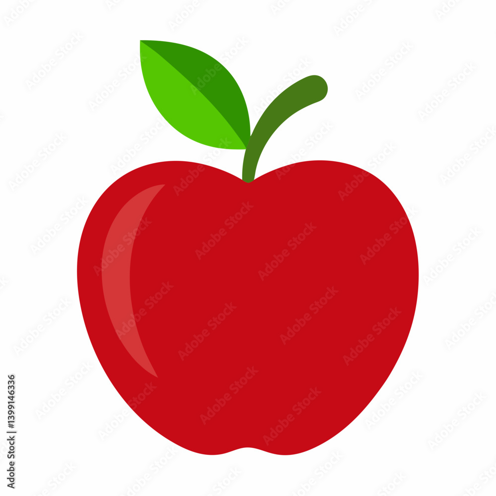 Apple vector icon isolated on white background Apple vector icon isolated on white background