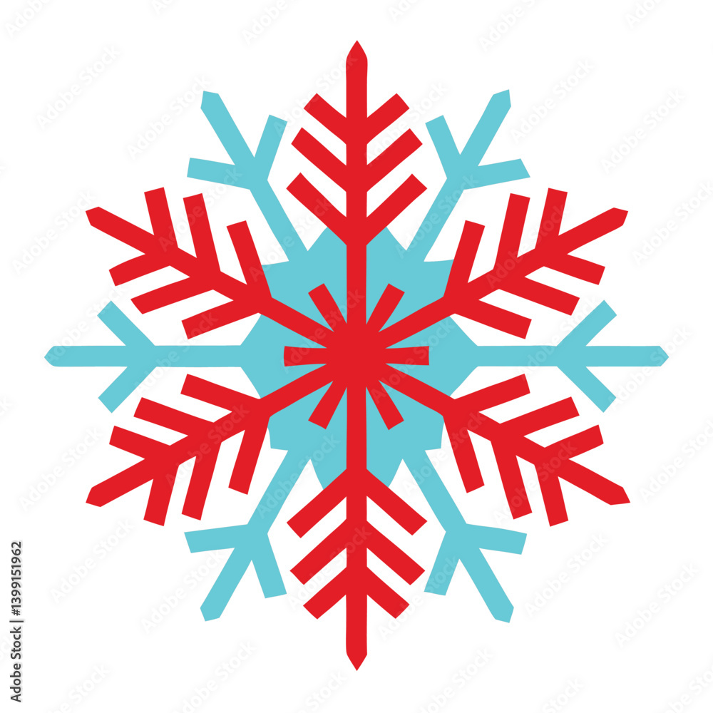 Christmas snowflakes isolated on white background Christmas snowflakes isolated on white background