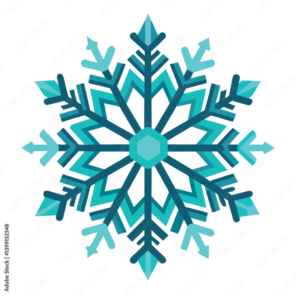 Christmas snowflakes isolated on white background Christmas snowflakes isolated on white background
