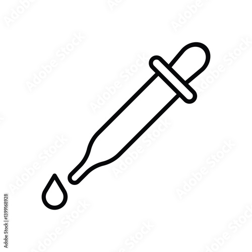 Outline Dropper Tool Icon Set