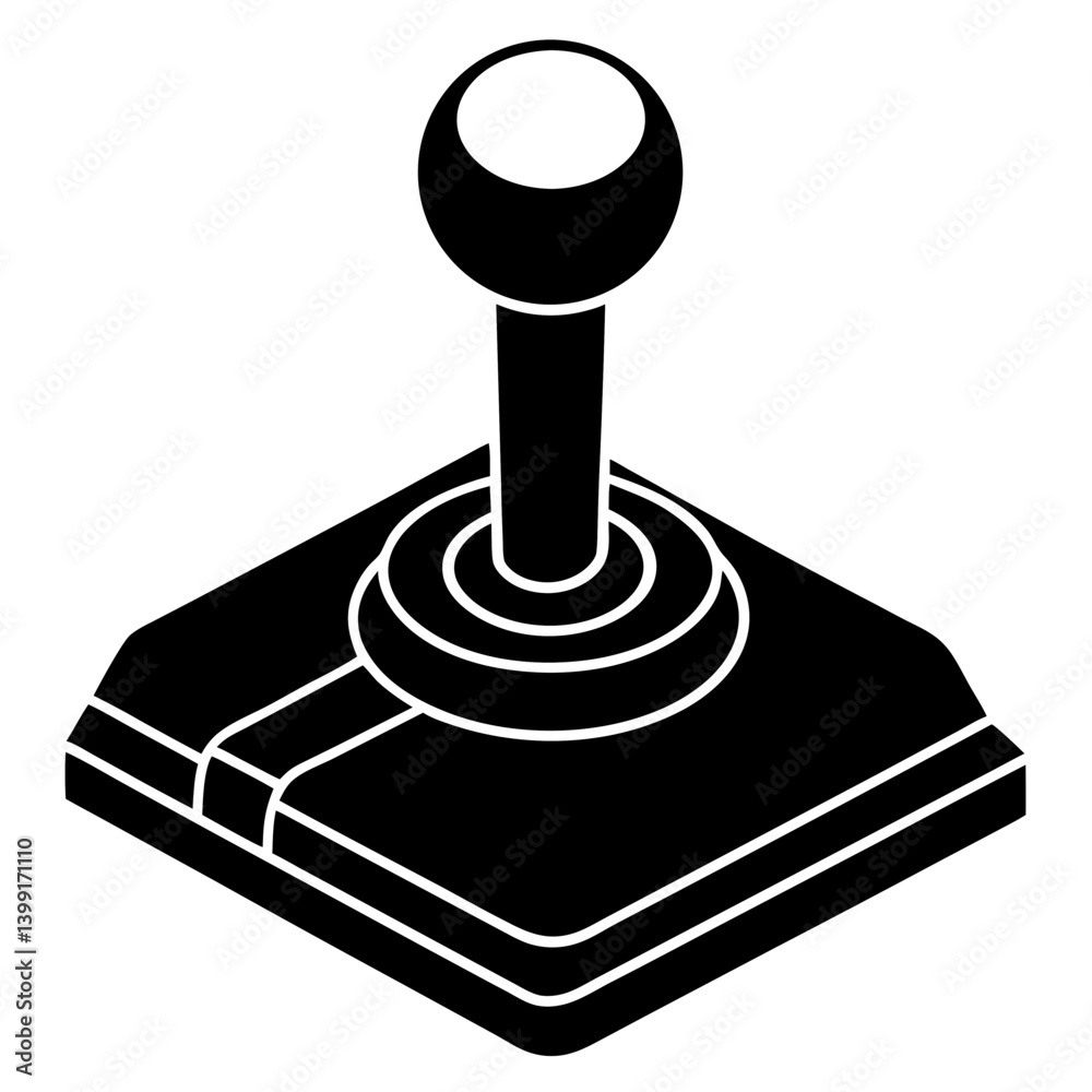 retro joystick vector illustration retro joystick vector illustration