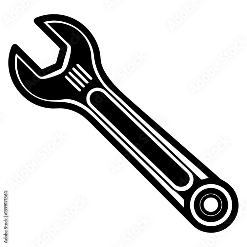 wrench vector illustration
