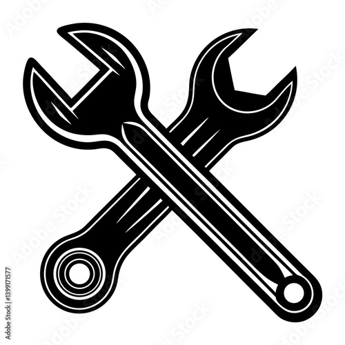 wrench vector illustration