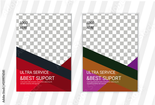 A bundle of 4 templete of defferent colors, a4 flyer templete,modern business flyer templete,creative professional aditable vector templere design.
