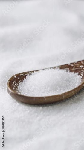 close up of pure natural salt  background.