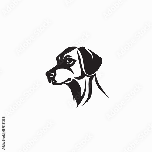 Dog Icon Logo for Pet Adoption Vector