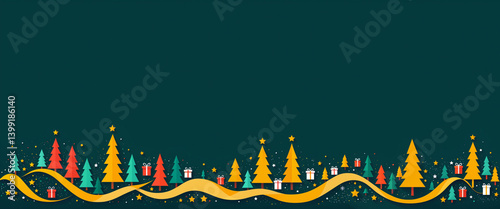 Abstract creative Christmas...