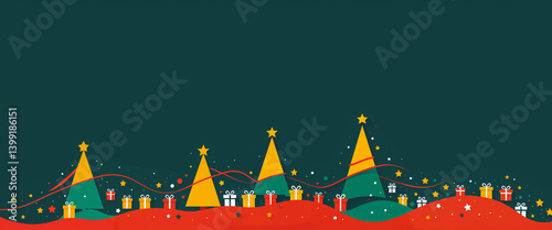 Abstract creative Christmas...