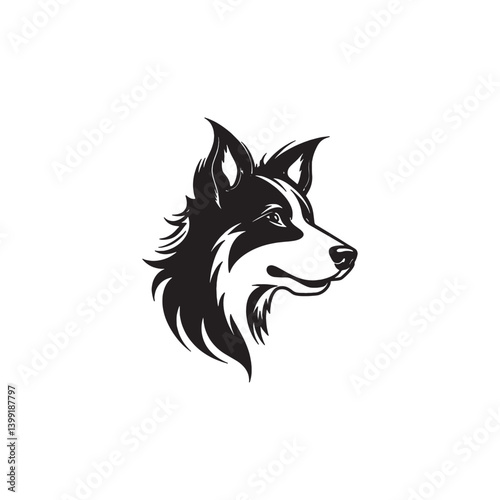 Outline Dog Icon in Vector Format