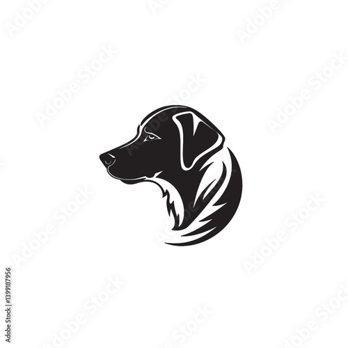Dog Head Logo Vector for Pet Shop
