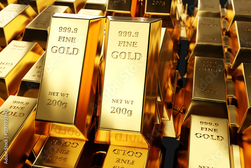 Rising gold prices. Money i...