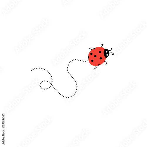 Obraz na płótnie beetle flight path w salonie