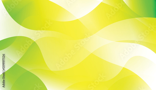 Abstract Wavy Background. For Business Presentation Wallpaper, Flyer, Cover. Vector Illustration with Color Gradient.