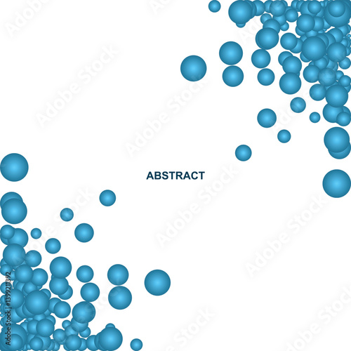 3d background bubbles set vector illustration gradient collur background deisgn.