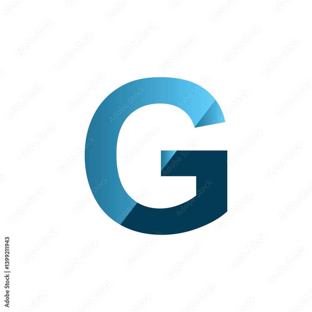 G letter 3d vector illustration logo design. 3d background design. G letter 3d vector illustration logo design. 3d background design.