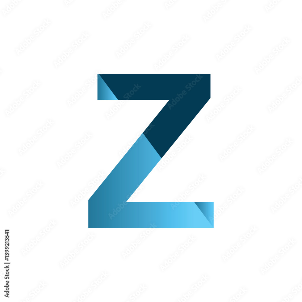 Z letter 3d vector illustration logo design. 3d background design. Z letter 3d vector illustration logo design. 3d background design.