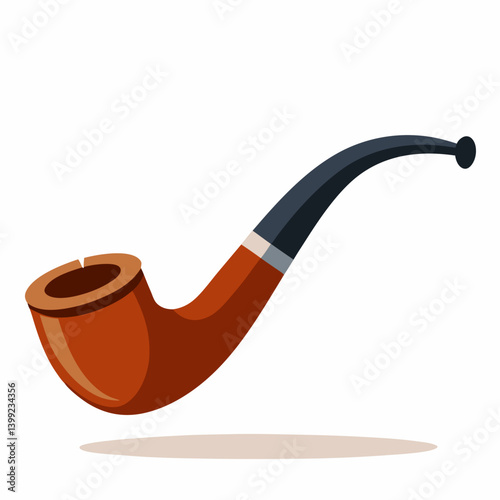 Celebrate Dad with a classic smoking pipe vector—ideal for apparel, posters, and custom gifts.