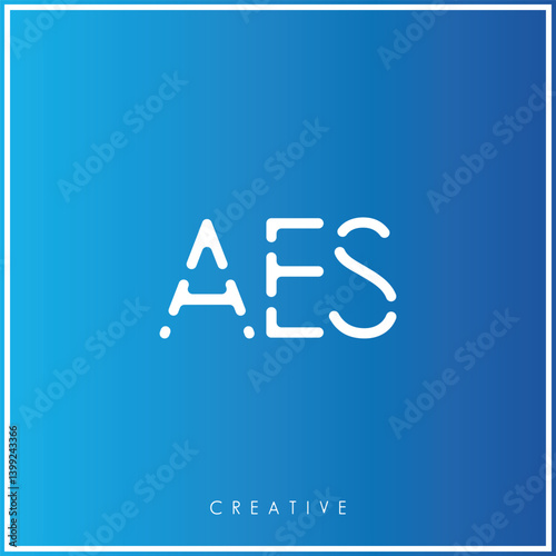 AES Creative Latter Logo Design. By Custom Branding Logo. Creative Logo Design. Logo Template. Vector illustration. Modern Design. Monogram Design