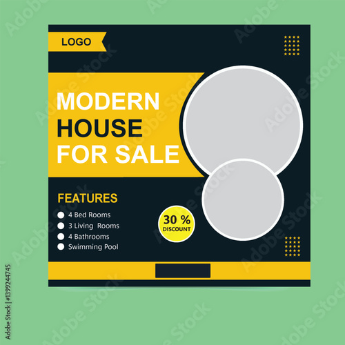 Find Your Dream Home Facebook and Instagram Posts. Stunning Houses for Sale at Great Prices! Perfect Family Living with Spacious Interiors, Prime Location, and Stylish Design