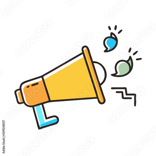 loud hailer icon, loud hailer vector illustration-simple illustration of loud hailer, perfect for loud hailer logos and icons