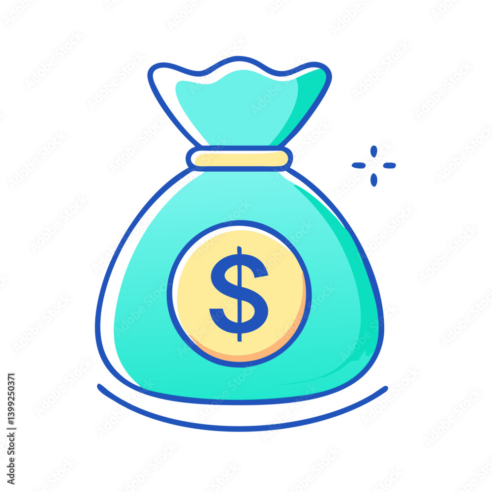 money bag icon, money bag vector illustration-simple illustration of money bag, perfect for money bag logos and icons money bag icon, money bag vector illustration-simple illustration of money bag, perfect for money bag logos and icons