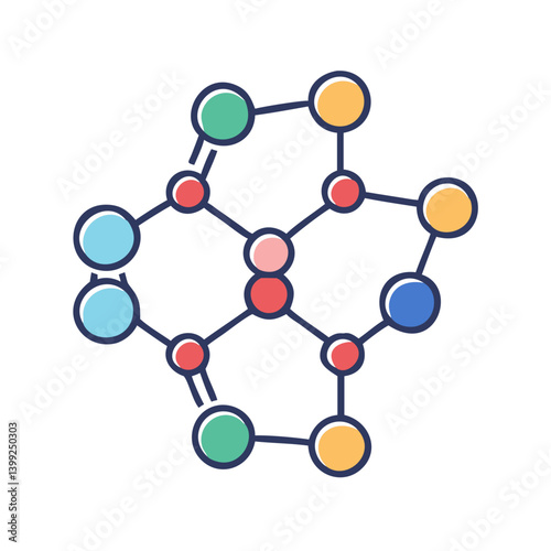 molecules icon, molecules vector illustration-simple illustration of molecules, perfect for molecules logos and icons