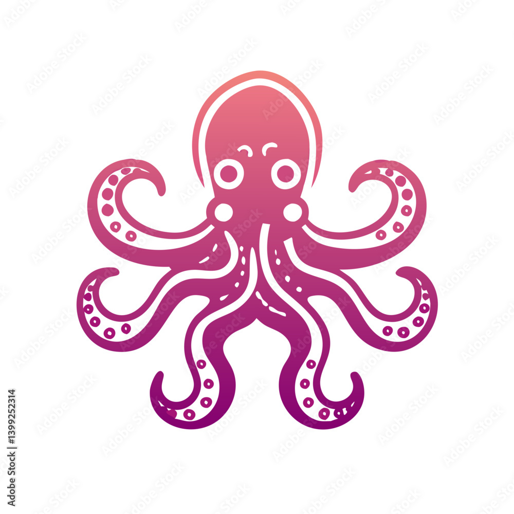 octopus icon, octopus vector illustration-simple illustration of octopus, perfect for octopus logos and icons octopus icon, octopus vector illustration-simple illustration of octopus, perfect for octopus logos and icons
