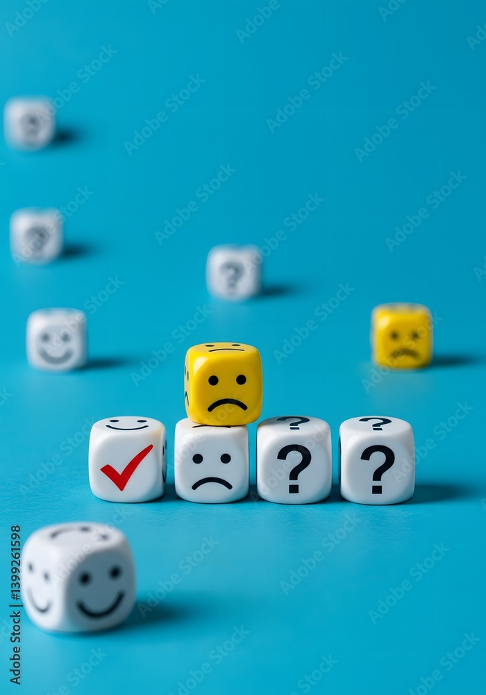 Make it before the deadline. Pushing through exhaustion and challenges to achieve success.Colorful dice with emotions, Meets all conditions and criteria. Working hard to complete the work. Make it before the deadline. Pushing through exhaustion and challenges to achieve success.Colorful dice with emotions, Meets all conditions and criteria. Working hard to complete the work.