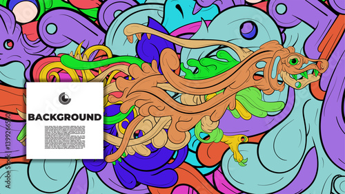 An artistic blend of fractal geometry and vibrant color in vector format—ideal for design pieces that demand attention, from posters to wearable prints