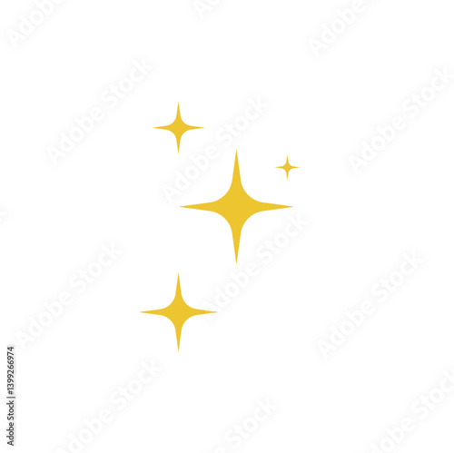 Golden ramadan star icon
