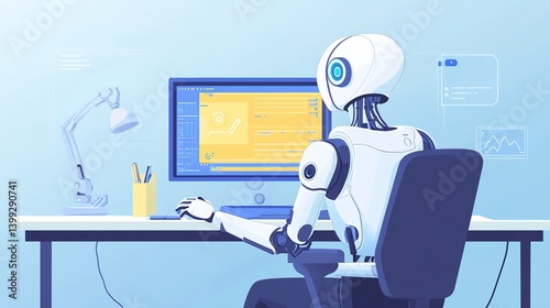 An AI assistant helping workers streamline daily tasks effectively.