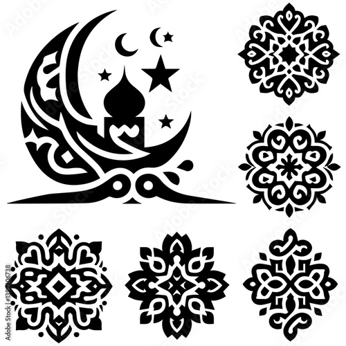 Ornamented floral mandala inspired by intricate artistic geometry and abstract refinement