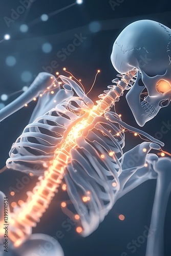 3D Spine Pain Anatomy