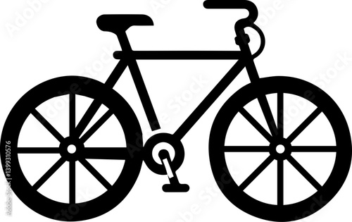 Bicycle Silhouette Icon - Classic City Bicycle