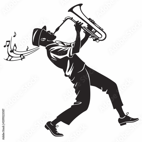 musician playing the saxophone