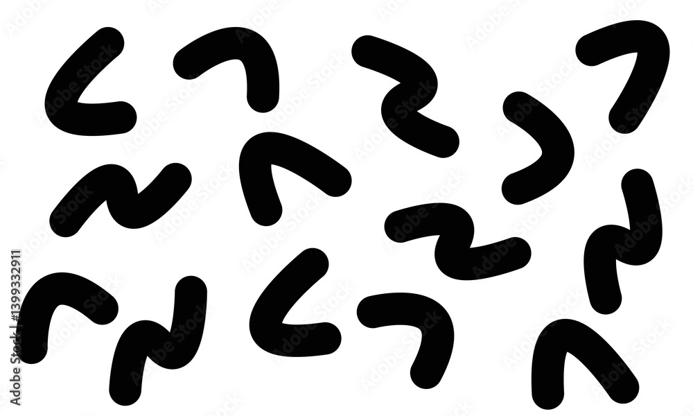 Cute pattern background by hand drawn minimal