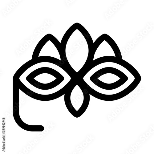 Mask Icon outline style