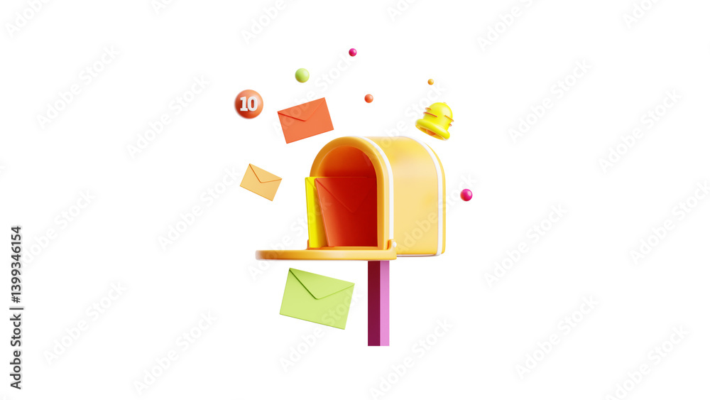 mailbox with letters