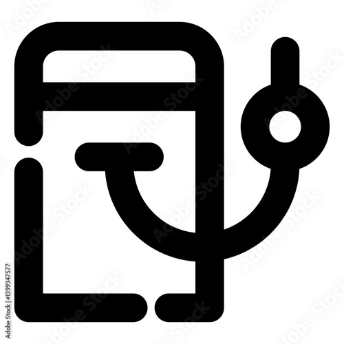 Gas Station icon broken style